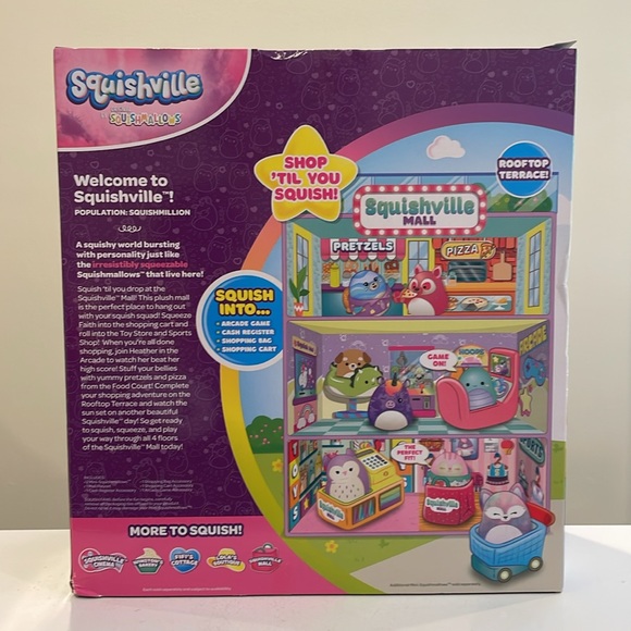 New Squishville Mall by Squishmallows Playset - Picture 3 of 7